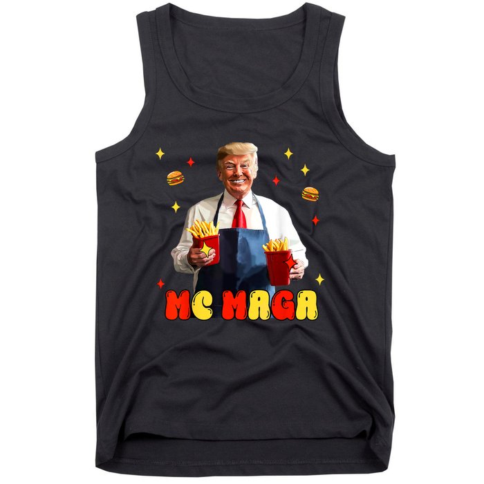 Fast Food Fun Parody Artwork Tank Top