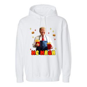 Fast Food Fun Parody Artwork Garment-Dyed Fleece Hoodie