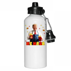 Fast Food Fun Parody Artwork Aluminum Water Bottle