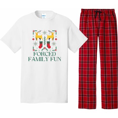 Forced Family Fun Ugly Christmas Pajama Set