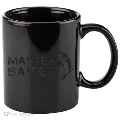 Funny Fishing Fishermen Fish Dad Master Baiter Joke 11oz C Handle Ceramic Mug