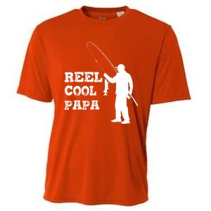 Fishing Fisher Funny Reel Cool Papa Great Gift Cooling Performance Crew T-Shirt