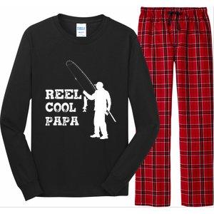 Fishing Fisher Funny Reel Cool Papa Great Gift Long Sleeve Pajama Set