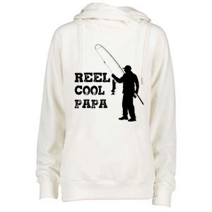 Fishing Fisher Funny Reel Cool Papa Great Gift Womens Funnel Neck Pullover Hood