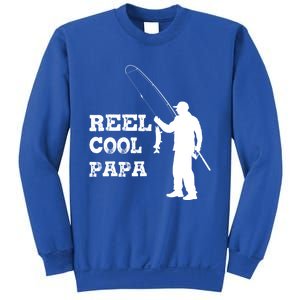 Fishing Fisher Funny Reel Cool Papa Great Gift Sweatshirt