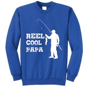 Fishing Fisher Funny Reel Cool Papa Great Gift Tall Sweatshirt