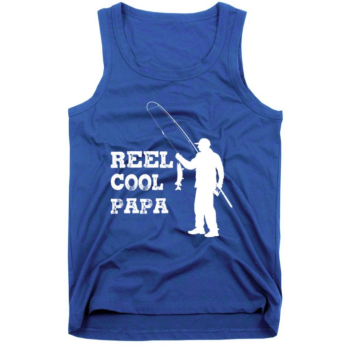 Fishing Fisher Funny Reel Cool Papa Great Gift Tank Top