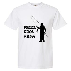 Fishing Fisher Funny Reel Cool Papa Great Gift Garment-Dyed Heavyweight T-Shirt