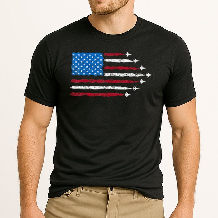 Funny F47 Fighter Jet Trump F 47 Jet Fighter Aircraft Cooling Performance Crew T-Shirt