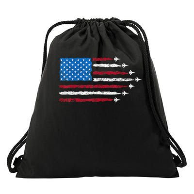 Funny F47 Fighter Jet Trump F 47 Jet Fighter Aircraft Drawstring Bag