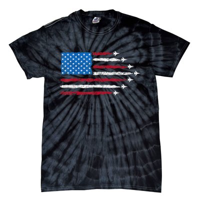 Funny F47 Fighter Jet Trump F 47 Jet Fighter Aircraft Tie-Dye T-Shirt