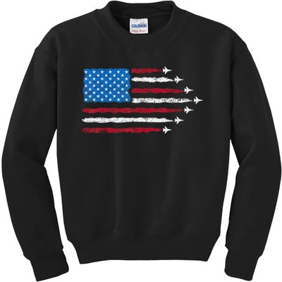 Funny F47 Fighter Jet Trump F 47 Jet Fighter Aircraft Kids Sweatshirt
