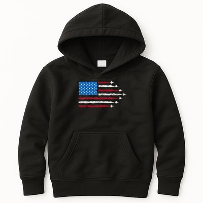 Funny F47 Fighter Jet Trump F 47 Jet Fighter Aircraft Kids Hoodie