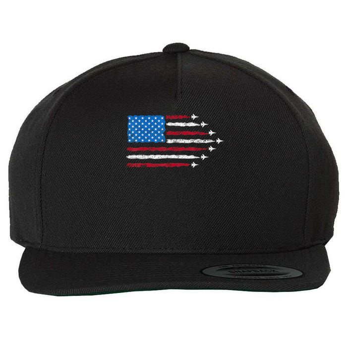 Funny F47 Fighter Jet Trump F 47 Jet Fighter Aircraft Wool Snapback Cap
