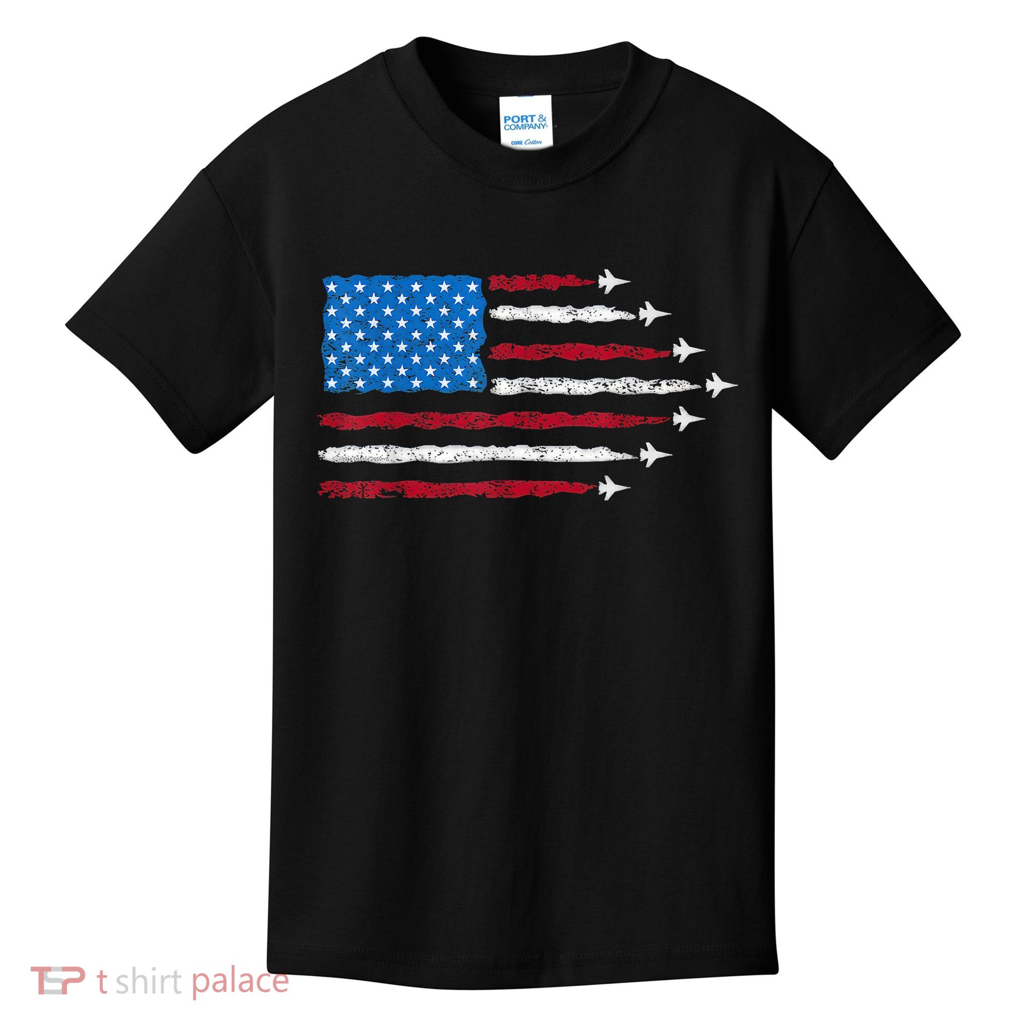Funny F47 Fighter Jet Trump F 47 Jet Fighter Aircraft Kids T-Shirt