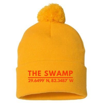 Florida Fl Fans The Swamp Pom Pom 12in Knit Beanie