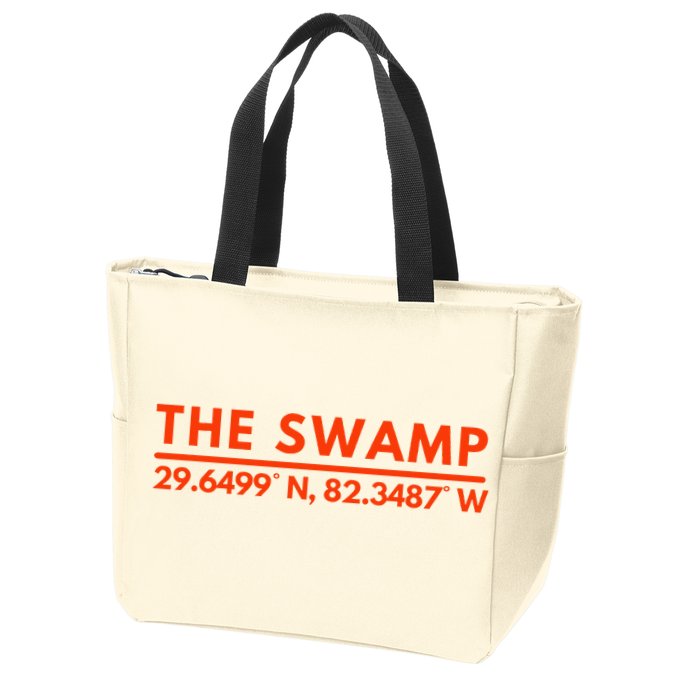 Florida Fl Fans The Swamp Zip Tote Bag
