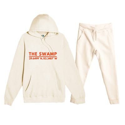 Florida Fl Fans The Swamp Premium Hooded Sweatsuit Set