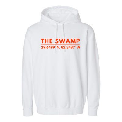 Florida Fl Fans The Swamp Garment-Dyed Fleece Hoodie