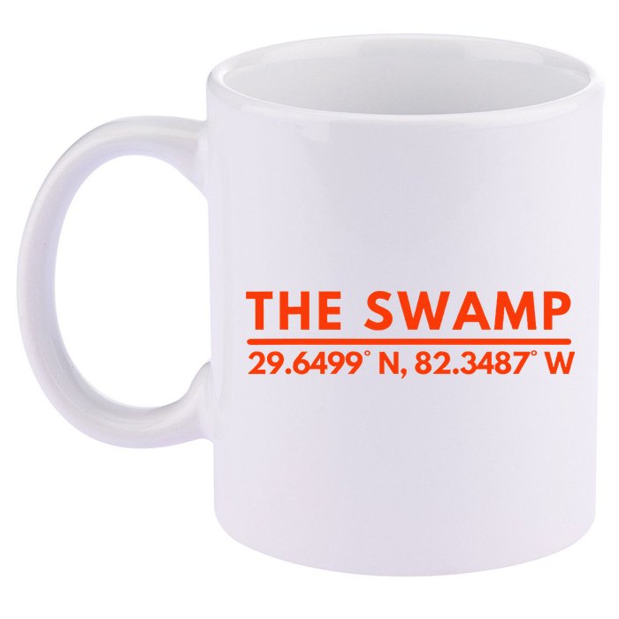 Florida Fl Fans The Swamp 11oz C Handle Ceramic Mug