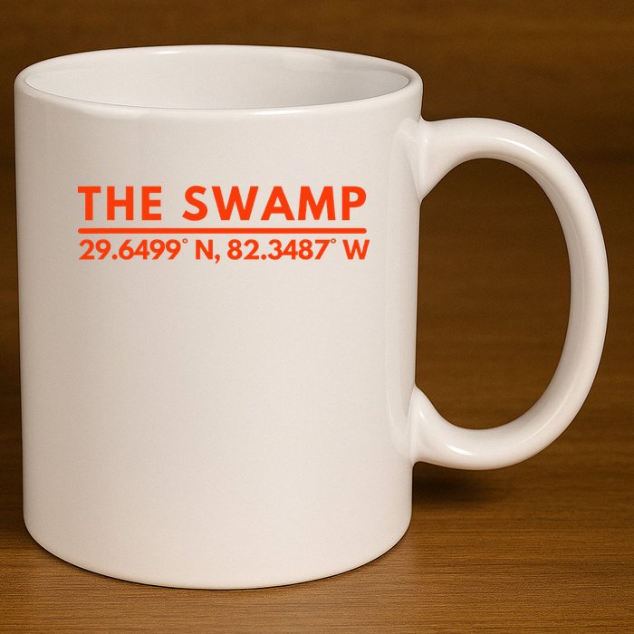 Florida Fl Fans The Swamp 11oz C Handle Ceramic Mug
