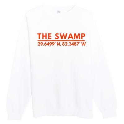 Florida Fl Fans The Swamp Premium Crewneck Sweatshirt