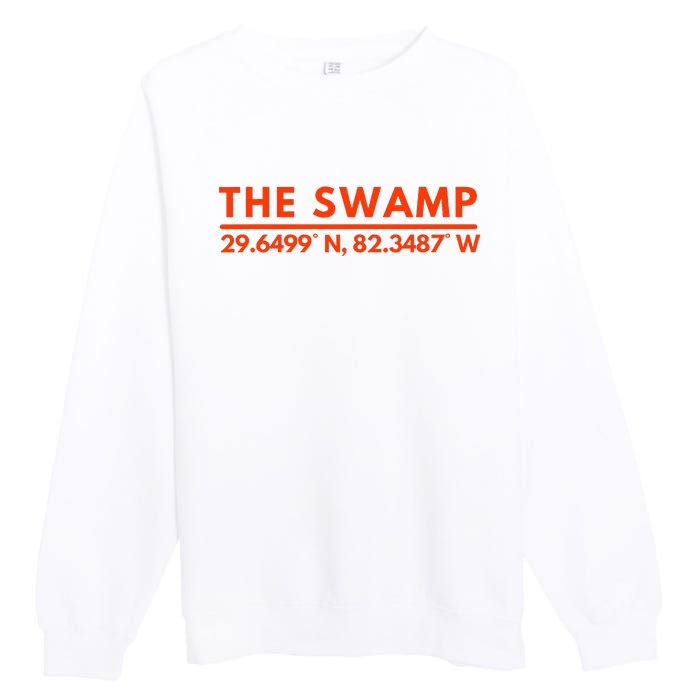 Florida Fl Fans The Swamp Premium Crewneck Sweatshirt