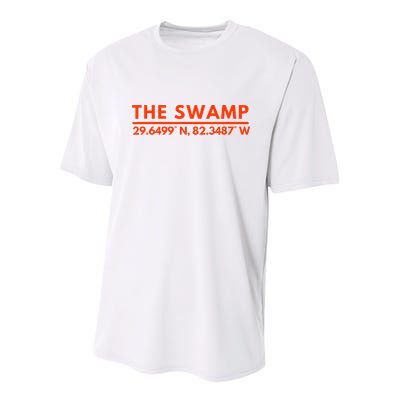 Florida Fl Fans The Swamp Youth Performance Sprint T-Shirt
