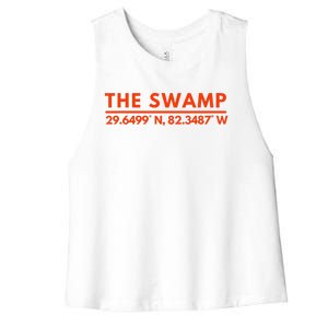 Florida Fl Fans The Swamp Women's Racerback Cropped Tank