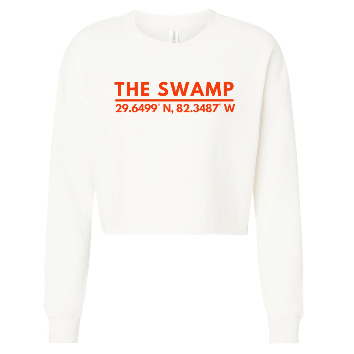 Florida Fl Fans The Swamp Cropped Pullover Crew