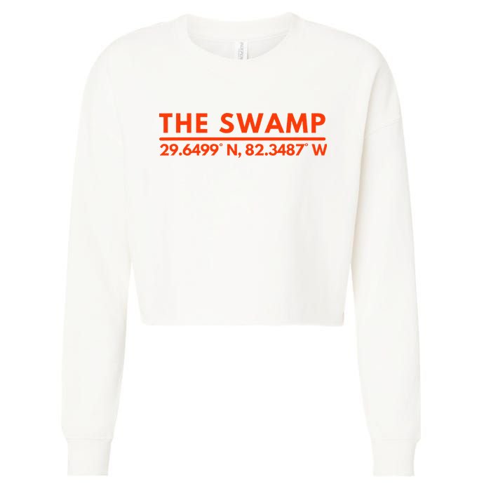 Florida Fl Fans The Swamp Cropped Pullover Crew