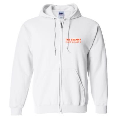 Florida Fl Fans The Swamp Full Zip Hoodie