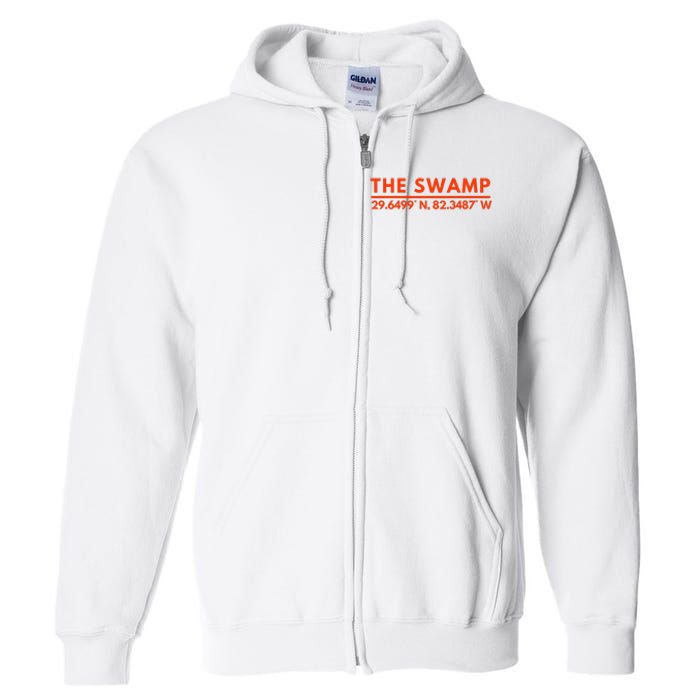 Florida Fl Fans The Swamp Full Zip Hoodie