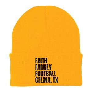 Faith Family Football Celina Texas Bobcats Knit Cap Winter Beanie