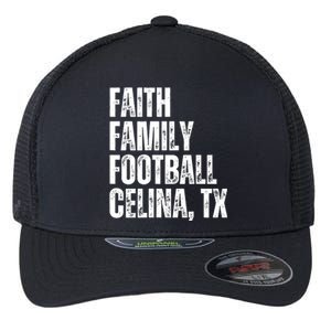 Faith Family Football Celina Texas Bobcats Flexfit Unipanel Trucker Cap