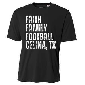 Faith Family Football Celina Texas Bobcats Cooling Performance Crew T-Shirt