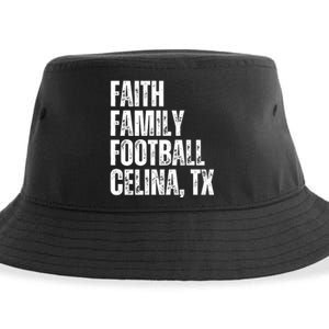 Faith Family Football Celina Texas Bobcats Sustainable Bucket Hat