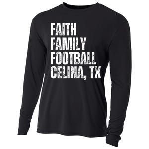 Faith Family Football Celina Texas Bobcats Cooling Performance Long Sleeve Crew