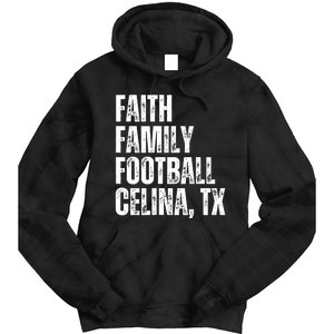 Faith Family Football Celina Texas Bobcats Tie Dye Hoodie