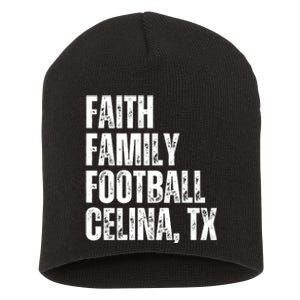 Faith Family Football Celina Texas Bobcats Short Acrylic Beanie