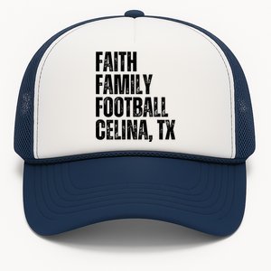 Faith Family Football Celina Texas Bobcats Trucker Hat