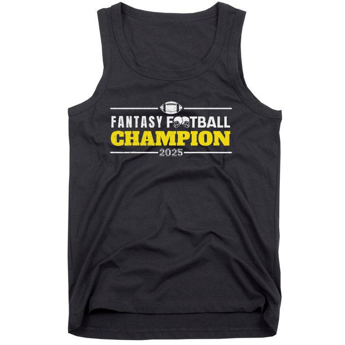 Funny Fantasy Football 2025 Champion Fantasy Football Tank Top