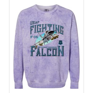 Fighting Falcon F16 Colorblast Crewneck Sweatshirt