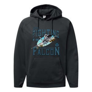 Fighting Falcon F16 Performance Fleece Hoodie