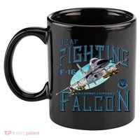 Fighting Falcon F16 11oz C Handle Ceramic Mug