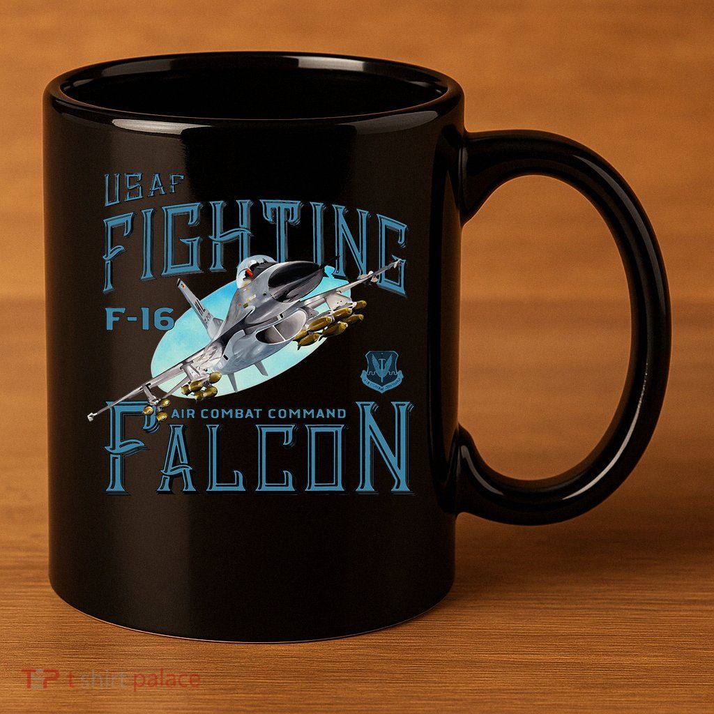 Fighting Falcon F16 11oz C Handle Ceramic Mug
