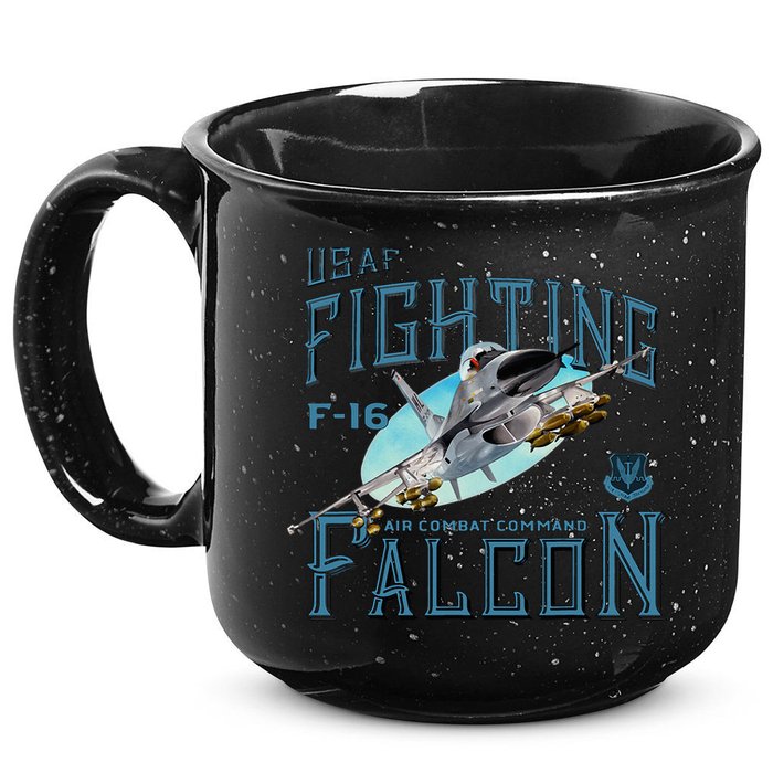Fighting Falcon F16 15oz Campfire Ceramic Mug