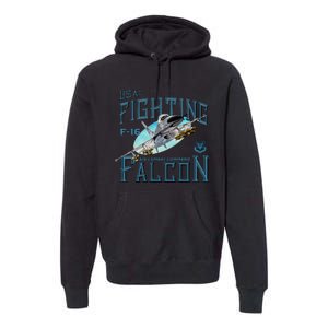 Fighting Falcon F16 Premium Hoodie