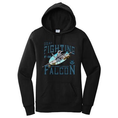 Fighting Falcon F16 Women's Pullover Hoodie