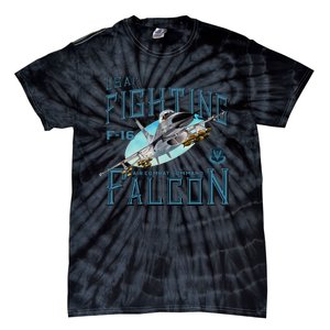 Fighting Falcon F16 Tie-Dye T-Shirt